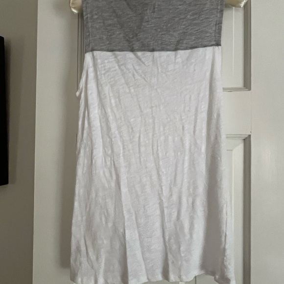 ATM 100% cotton sleeveless white/heather T-shirt! NWT 💕 - Picture 5 of 6
